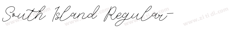 South Island Regular字体转换